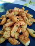 Pommes de terre nouvelles, ail et persil