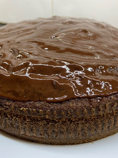 Una foto de Bizcochuelo de chocolate con cobertura