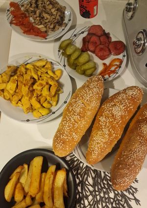 عکسی از دستور ساندویچ مرغ ویژه 🥖🍗