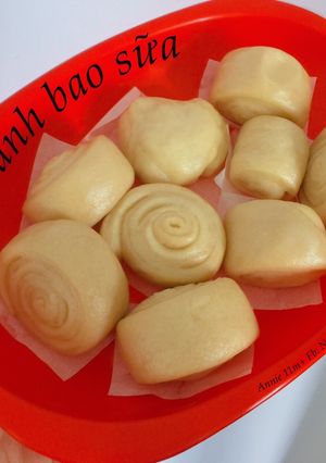 Hình của món Bánh bao sữa cacao - ăn dặm.