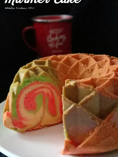 Foto resep Marmer Cake Pak Sahak (all in one method)