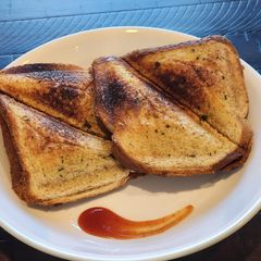 Grilled Bread Sandwich with Garlic Herb Butter A picture of Grilled Bread Sandwich with Garlic Herb Butter.