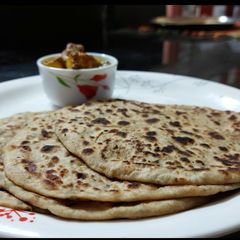 A picture of Healthy green moong paratha.