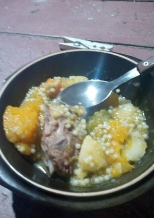 Una foto de Puchero con todos los chiches riquísimooo