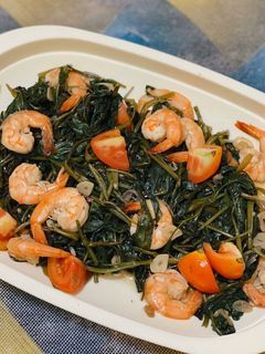 Foto resep Tumis Kangkung Udang