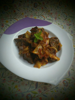 A picture of Liver and kidney sauce.