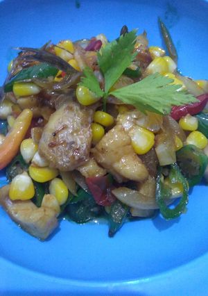 Foto resep Gabus tumis pedas manis