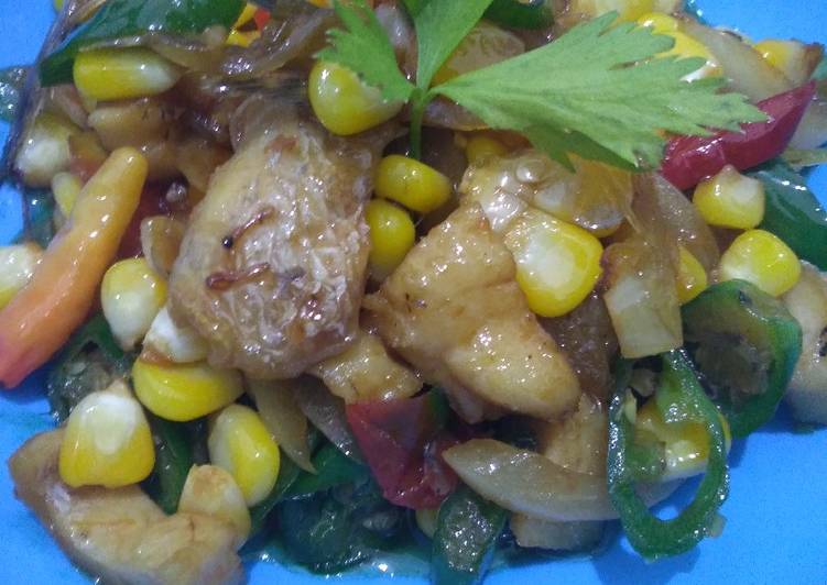 Bahan Gabus tumis pedas manis | Cara Bikin Gabus tumis pedas manis Yang Paling Enak