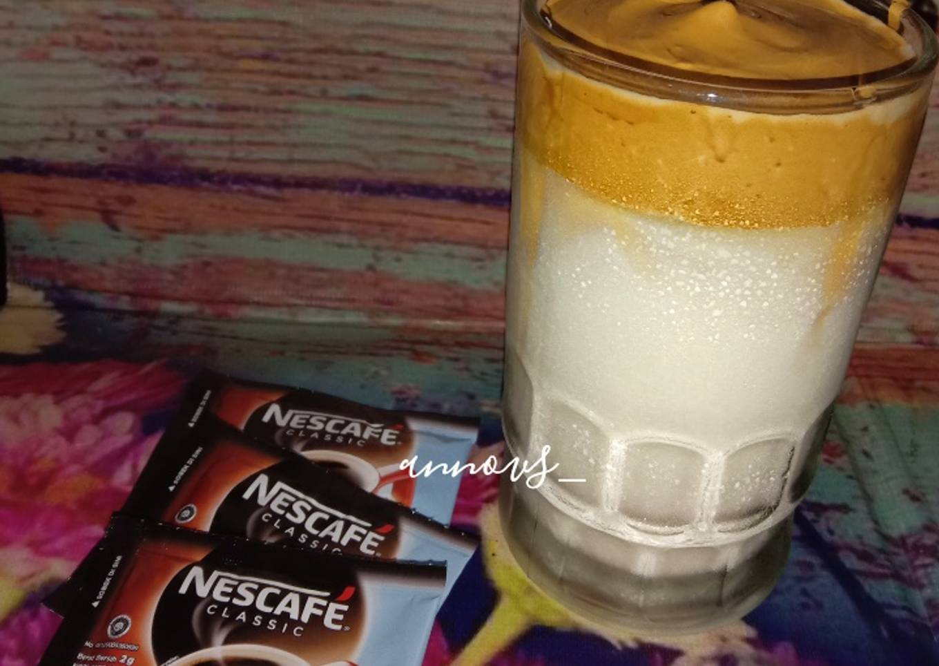 Dalgona coffee