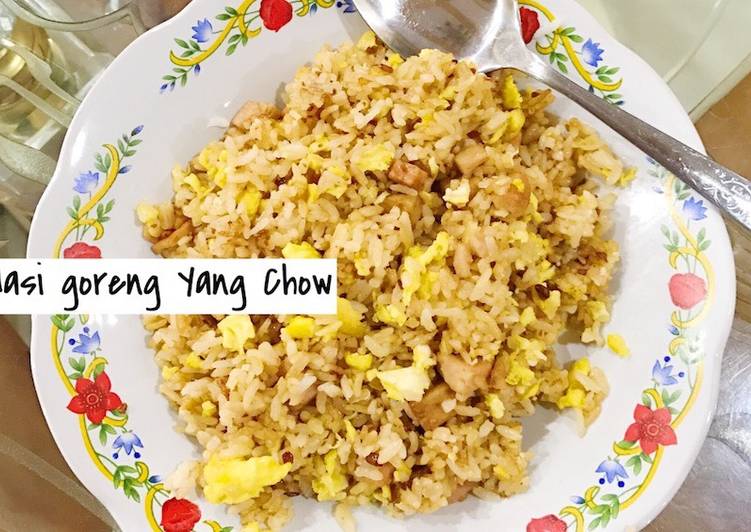 Langkah Mudah untuk Menyiapkan Nasi Goreng Yang Chow 💐😍 Anti Gagal