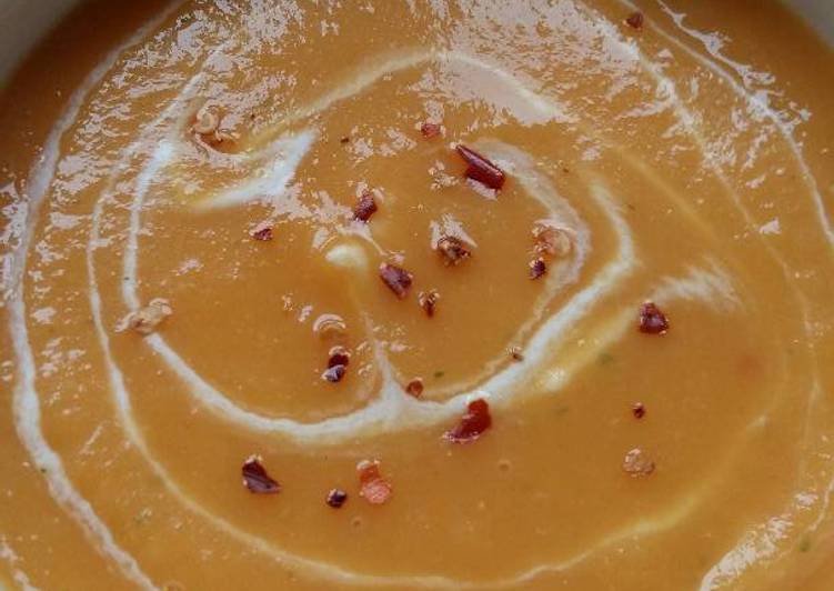 How to Make Any-night-of-the-week Vickys Chilli &amp; Butternut Squash Soup, GF DF EF SF NF