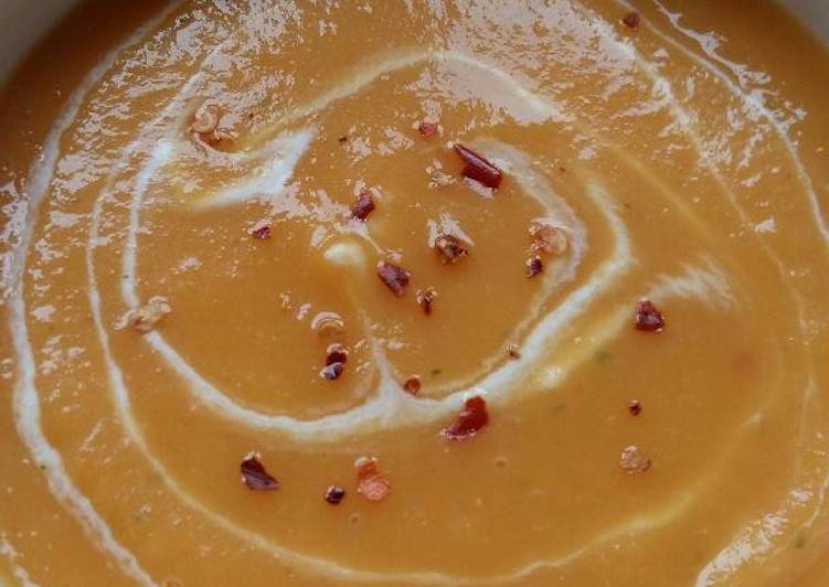 Easiest Way to Make Favorite Vickys Chilli &amp; Butternut Squash Soup, GF DF EF SF NF