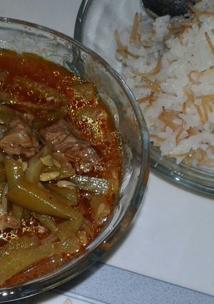 صورة لوصفة مرقة فاصوليا خضره