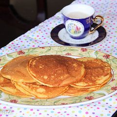 A picture of Mango Pancakes.