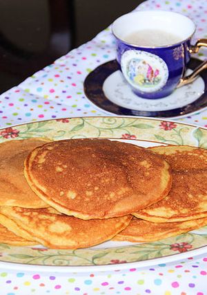A picture of Mango Pancakes.