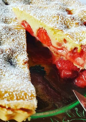 Foto di Clafoutis di fragola in crosta