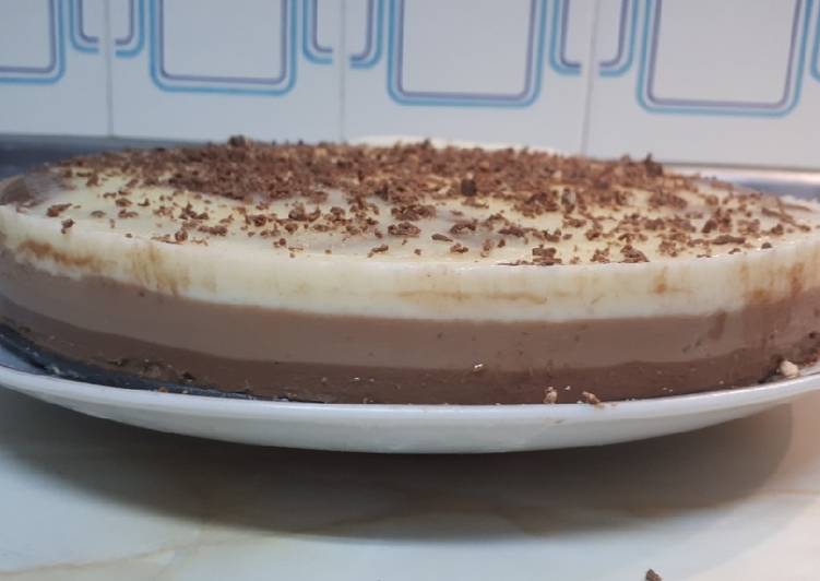 Tarta de tres chocolates😊🍫