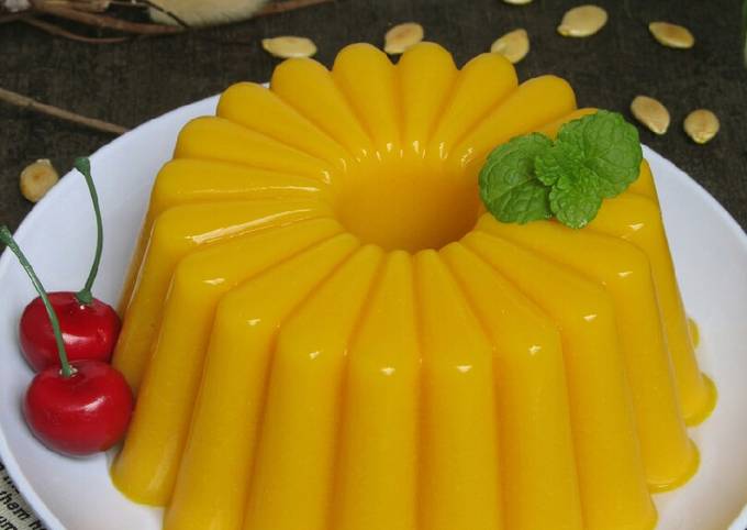 Recipe: Appetizing Puding Kabocha (Labu Kuning)