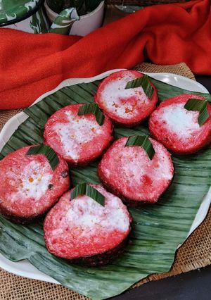 Foto resep Bingka/bibingkaan merah putih