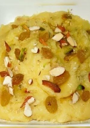 A picture of Potato halwa.