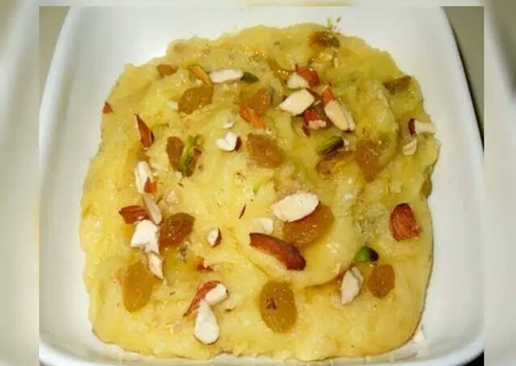 Steps to Prepare Award-winning Potato halwa