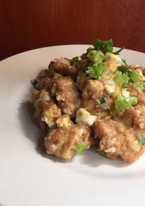 Foto resep Ayam saus telur asin