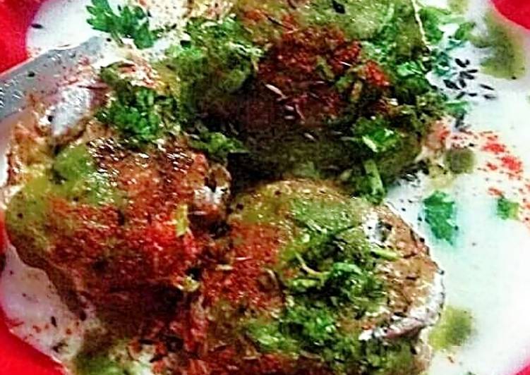 Instant Bread dahi vade