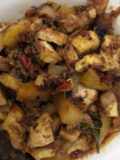Foto resep Balado udang tahu dan kentang