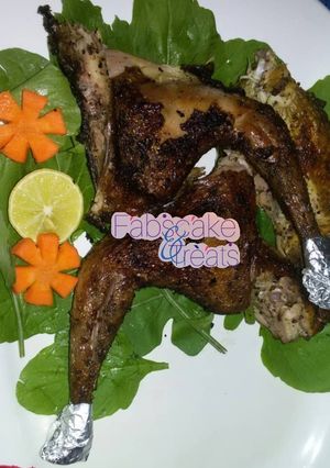 A picture of Charcoal grilled chicken.