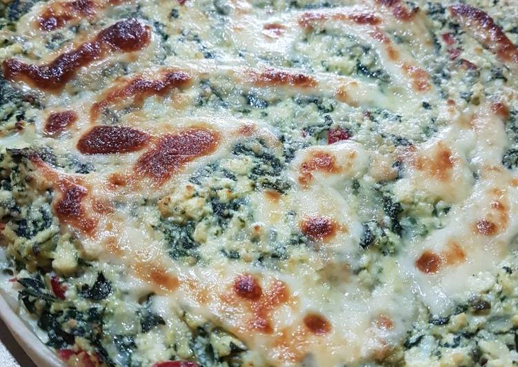 tarta de acelga y ricota sin tapa