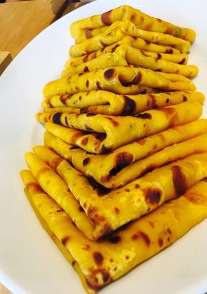 A picture of Pumpkin Chapati.