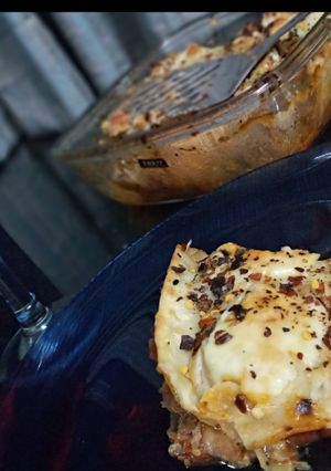 A picture of Lasagna wheat based.