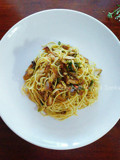 Foto resep Spaghetti Tongkol Sambel Ijo