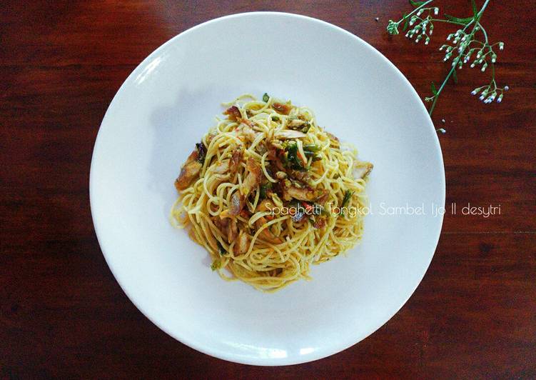 Cara Gampang Menyiapkan Spaghetti Tongkol Sambel Ijo, Bisa Manjain Lidah