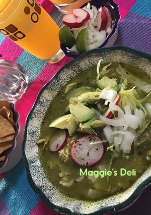 Una foto de Nueva receta Pozole verde