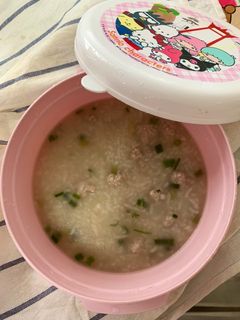 รูปของ ข้าวต้มหมูสับ เมนูข้าวกล่อง