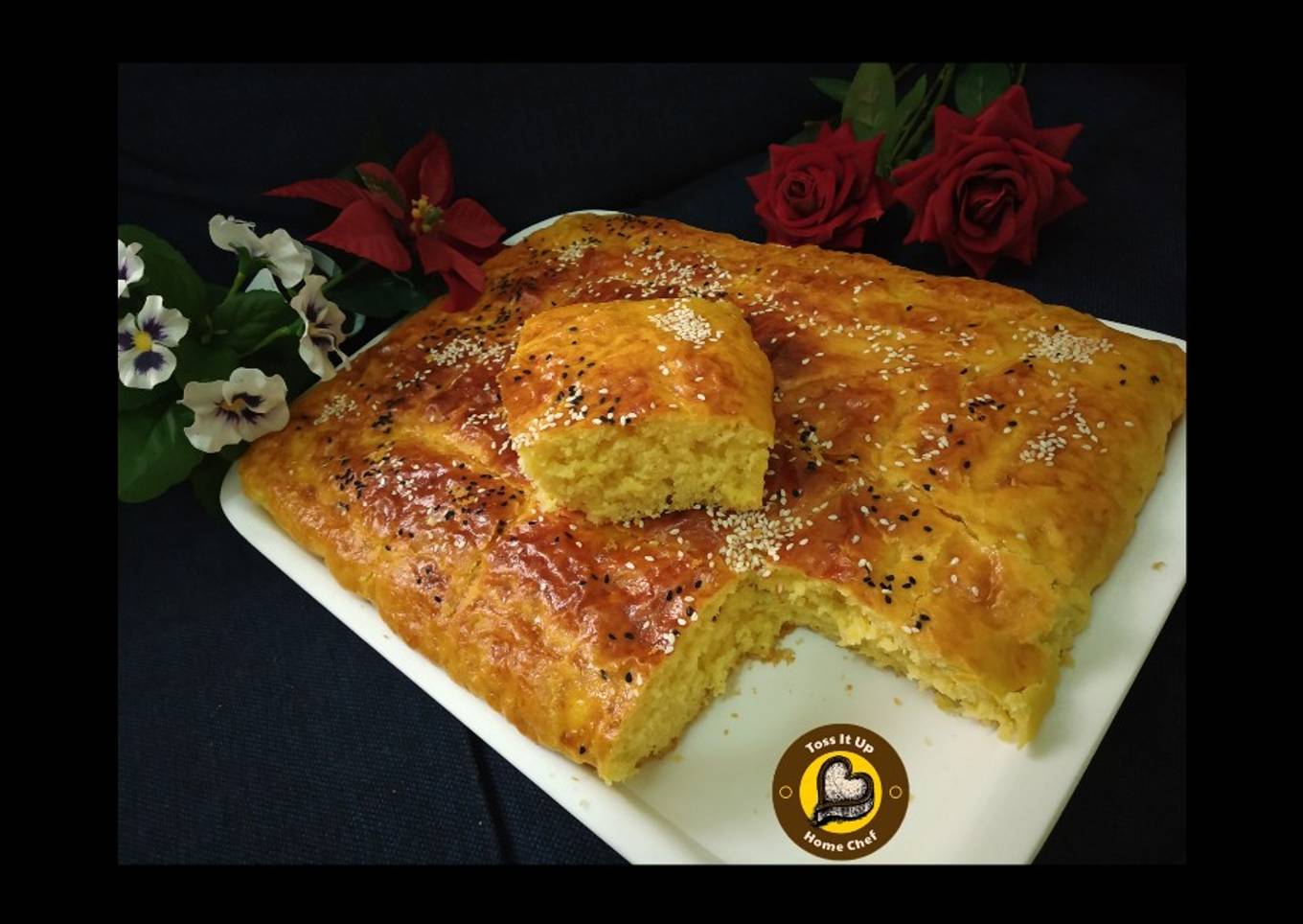 Afghani Sweetcorn flat Bread