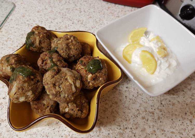 Recipe of Award-winning My Lamb Meat and Mint Balls