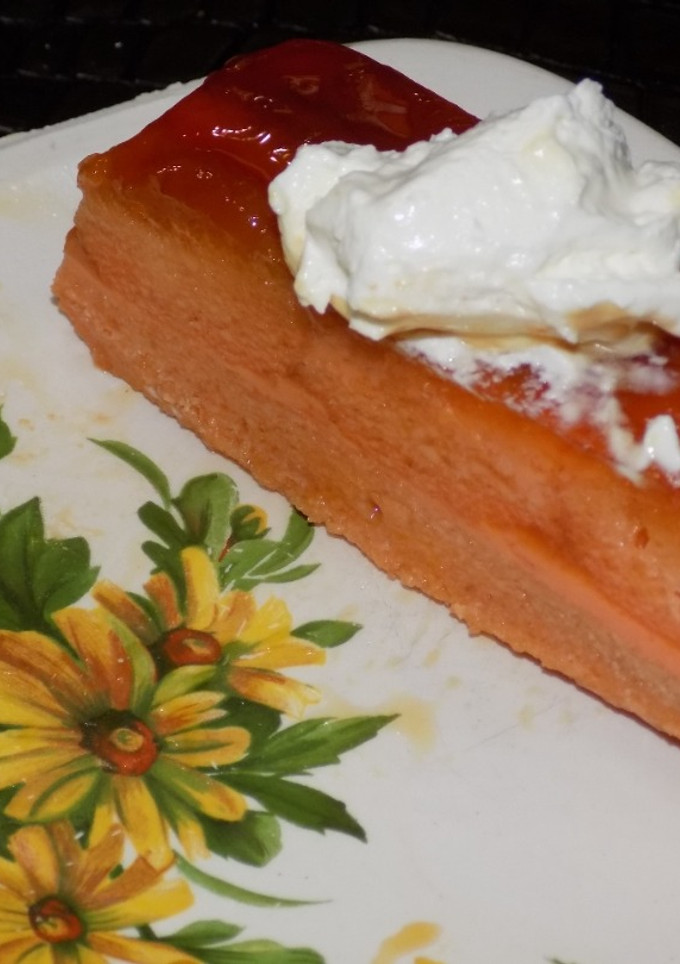 Una foto de Pudin de naranja