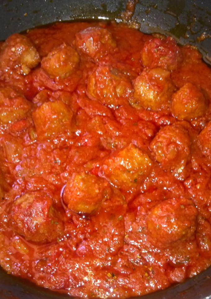 Una foto de Albondigas para vagos sin prisa