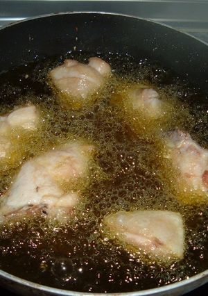 Una foto de 😋❤️Pollo frito crujiente ❤️😋
