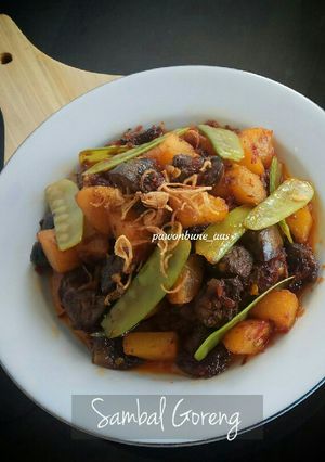 Foto resep Sambal Goreng Kentang Kapri Hati Ampela Ayam