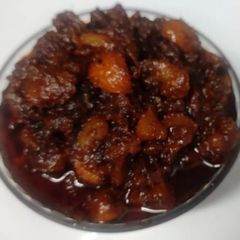A picture of Amla Achaar/pickle.