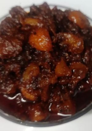 A picture of Amla Achaar/pickle.