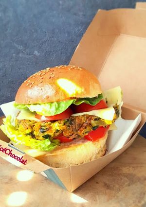 Une photo de Burger vegetarien