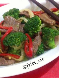 Foto resep Beef broccoli ala resto