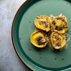A picture of Mushrooms tortelli.
