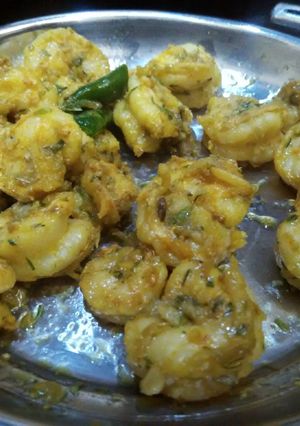 A picture of Tawa Prawns.