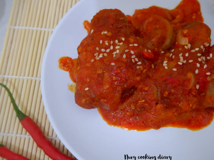 Resep Korean spicy chicken wings, Sempurna