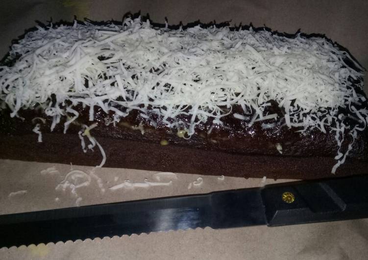 Resep masakan Brownies kukus chocolatos takaran sendok 😋 | Bahan Membuat Brownies kukus chocolatos takaran sendok 😋 Yang Paling Enak